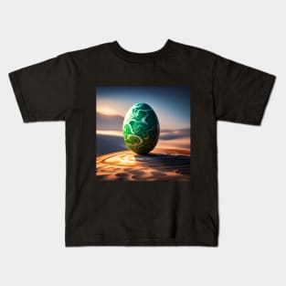 Precious Egg in Sunrise Kids T-Shirt